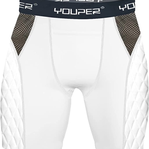 Youper Bottoms Youth Elite Compression Padded Sliding Shorts Cup